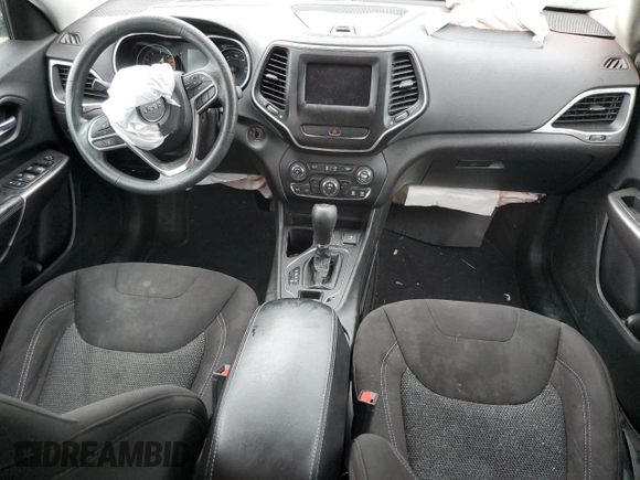2019 Jeep Cherokee Latitude with VIN 1C4PJLCB9KD145947, listed as a Copart auction lot 59476315 with Not provided miles and Salvage title. Bid and sale history available at DreamBid. Image 8.