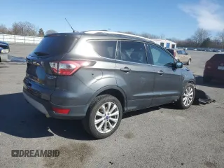 2017 Ford Escape Titanium with VIN 1FMCU9J99HUB91050, listed as a Copart auction lot 50407245 with 40,242 mi miles and Salvage Title. Bid and sale history available at carsss.com. Image 3.