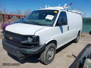 2017 Chevrolet Express Cargo Van with VIN 1GCWGAFF3H1115639, listed as a IAAI auction lot 42024442 with 150,274 mi miles. Bid and sale history available at carsss.com. Image 22.