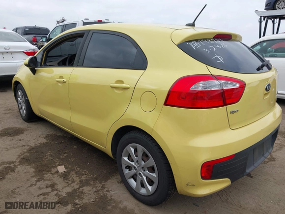 2016 Kia Rio LX with VIN KNADM5A33G6675776, listed as a IAAI auction lot 41894377 with 75,188 mi miles. Bid and sale history available at carsss.com. Image 3.
