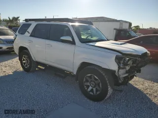 2021 Toyota 4Runner TRD Off Road with VIN JTEPU5JR6M5864259, listed as a Copart auction lot 83344384 with 106,045 mi miles and Salvage Title. Bid and sale history available at carsss.com. Image 4.