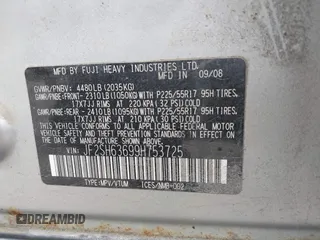 2009 Subaru Forester X с VIN JF2SH63699H753725, выставлен на аукционе IAAI как лот 40713315 с пробегом 255 082 миль миль и . История ставок и продаж доступна на DreamBid. Изображение 9.