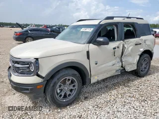 2024 Ford Bronco Sport Big Bend с VIN 3FMCR9B66RRF55410, выставлен на аукционе Copart как лот 61967175 с пробегом 535 миль миль и Списание • Salvage title. История ставок и продаж доступна на DreamBid. Изображение 1.