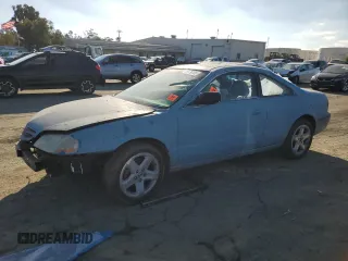 2001 Acura CL Type S with VIN 19UYA42731A000492, listed as a Copart auction lot 89125705 with 0 mi miles and Salvage Title. Bid and sale history available at carsss.com. Image 1.