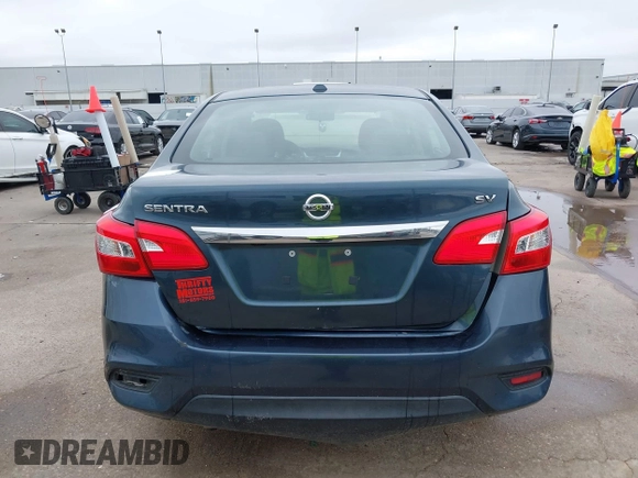 2017 Nissan Sentra SV with VIN 3N1AB7AP9HY349181, listed as a IAAI auction lot 41080220 with Not Provided miles and . Bid and sale history available at DreamBid. Image 6.