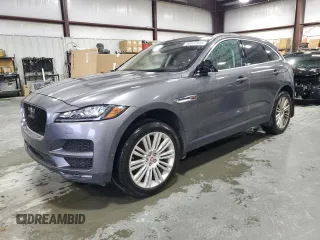 2019 Jaguar F-Pace 30t Portfolio z VIN SADCN2GX9KA357787, wystawiony jako Copart lot #56532995 z przebiegiem 97 594 mil mil oraz Czysty tytuł • Clean title. Historia ofert i sprzedaży dostępna na DreamBid. Obrazek 1.