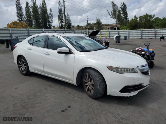 2016 Acura TLX Tech with VIN 19UUB1F54GA005387, listed as a Copart auction lot 51188005 with 64,314 mi miles and Salvage Title. Bid and sale history available at carsss.com. Image 4.