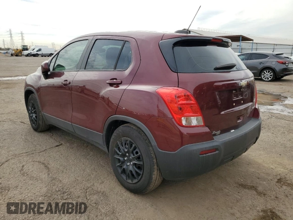 2016 Chevrolet Trax LS with VIN 3GNCJKSBXGL278381, listed as a Copart auction lot 46157955 with 27,434 mi miles and Clean Title. Bid and sale history available at carsss.com. Image 3.
