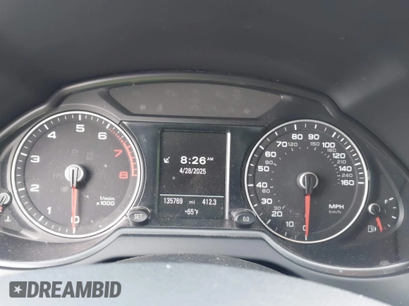 2013 Audi Q5 Premium Plus with VIN WA1LFAFP6DA029437, listed as a IAAI auction lot 42137954 with 135,769 mi miles. Bid and sale history available at carsss.com. Image 7.