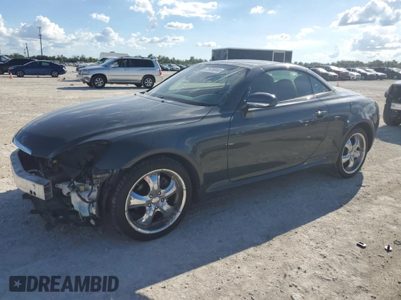2008 Lexus SC 430 с VIN JTHFN45Y089018716, выставлен на аукционе Copart как лот 72526044 с пробегом 66 458 миль миль и Списание • Salvage title. История ставок и продаж доступна на DreamBid. Изображение 1.