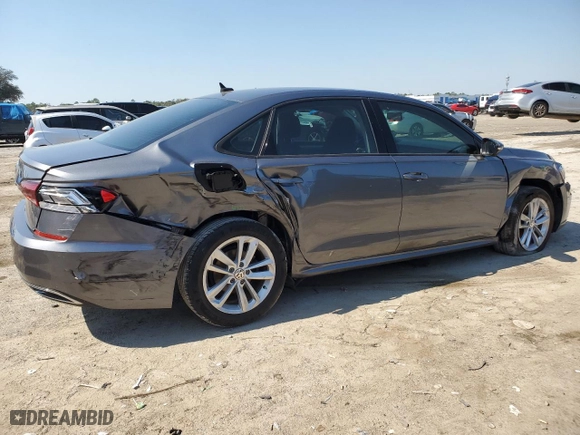2021 Volkswagen Passat 2.0T S with VIN 1VWAA7A36MC005496, listed as a Copart auction lot 46418085 with 30,880 mi miles and Non Repairable. Bid and sale history available at carsss.com. Image 3.