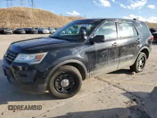 2016 Ford Police Interceptor Utility z VIN 1FM5K8AR0GGA28891, wystawiony jako Copart lot #48029425 z przebiegiem 83 772 mil mil oraz Szkody całkowita. Historia ofert i sprzedaży dostępna na DreamBid. Obrazek 1.