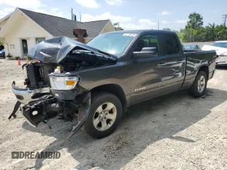 2020 Ram 1500 Big Horn with VIN 1C6SRFBT5LN174380, listed as a Copart auction lot 63748525 with 85,675 mi miles and Salvage title. Bid and sale history available at DreamBid. Image 1.