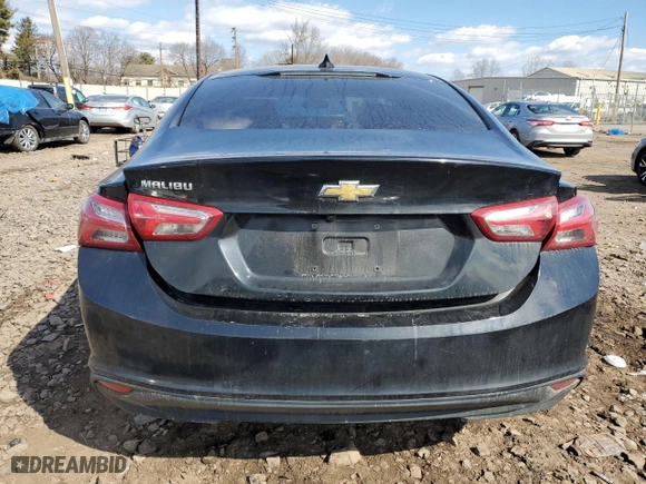 2021 Chevrolet Malibu LT with VIN 1G1ZD5ST4MF061279, listed as a Copart auction lot 46396345 with 64,931 mi miles and Salvage Title. Bid and sale history available at carsss.com. Image 6.