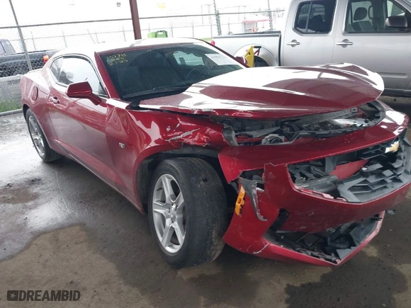 2021 Chevrolet Camaro 1LT with VIN 1G1FB1RXXM0123118, listed as a IAAI auction lot 41550215 with 41108 miles. Bid and sale history available at carsss.com. Image 1.