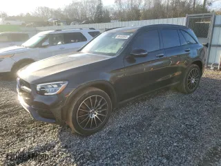 2022 Mercedes-Benz GLC with VIN W1N0G8DBXNV371756, listed as a Copart auction lot 88460905 with 16,213 mi miles and Salvage Title. Bid and sale history available at carsss.com. Image 1.