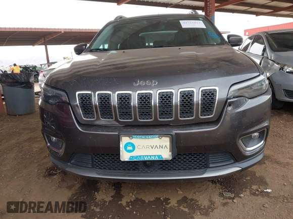 2021 Jeep Cherokee Limited with VIN 1C4PJLDX2MD187065, listed as a IAAI auction lot 41729812 with 71,470 mi miles and . Bid and sale history available at DreamBid. Image 12.