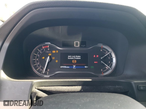 2019 Honda Ridgeline RTL-T with VIN 5FPYK2F67KB001114, listed as a Copart auction lot 55498555 with 79,755 mi miles and Salvage title. Bid and sale history available at DreamBid. Image 9.
