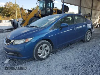 2015 Honda Civic LX z VIN 19XFB2F54FE086822, wystawiony jako Copart lot #77815414 z przebiegiem 97 396 mil mil oraz Szkoda całkowita • Salvage title. Historia ofert i sprzedaży dostępna na DreamBid. Obrazek 1.