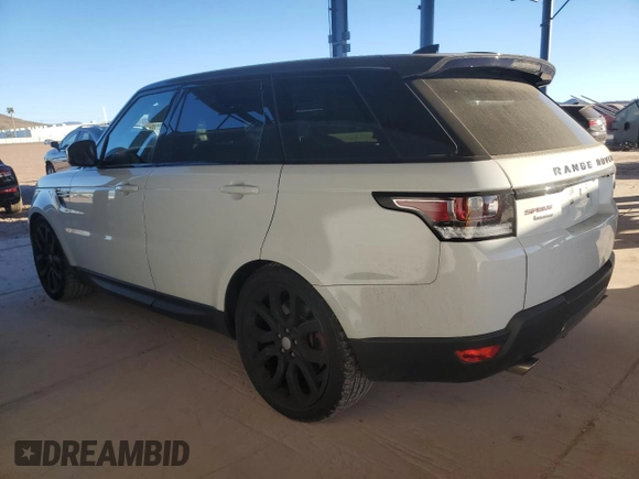 2017 Land Rover Range Rover Sport with VIN SALWR2FE1HA125232, listed as a Copart auction lot 81895764 with 61,947 mi miles and Salvage Title. Bid and sale history available at DreamBid. Image 2.