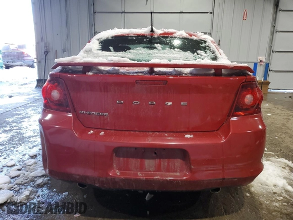 2014 Dodge Avenger SE with VIN 1C3CDZAG6EN104492, listed as a Copart auction lot 45144025 with 99,586 mi miles and Salvage Title. Bid and sale history available at carsss.com. Image 6.