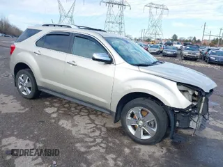 2013 Chevrolet Equinox LTZ with VIN 2GNALFEK6D6283520, listed as a IAAI auction lot 41781484 with 203,502 mi miles. Bid and sale history available at carsss.com. Image 1.