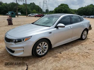 2016 Kia Optima EX z VIN 5XXGU4L35GG120739, wystawiony jako Copart lot #58972845 z przebiegiem 96 864 mil mil oraz Szkoda całkowita • Salvage title. Historia ofert i sprzedaży dostępna na DreamBid. Obrazek 1.