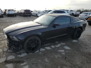 2013 Ford Mustang V6 with VIN 1ZVBP8AM3D5259477, listed as a Copart auction lot 51138405 with 104,667 mi miles and Salvage Title. Bid and sale history available at carsss.com. Image 1.