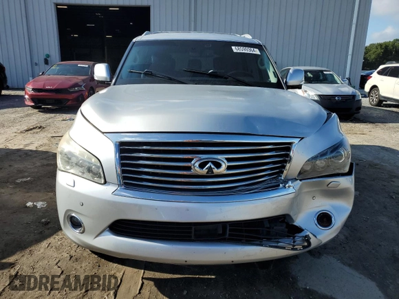 2012 Infiniti QX56 8-passenger with VIN JN8AZ2NC5C9317849, listed as a Copart auction lot 68599364 with 225,533 mi miles and Salvage Title. Bid and sale history available at carsss.com. Image 5.