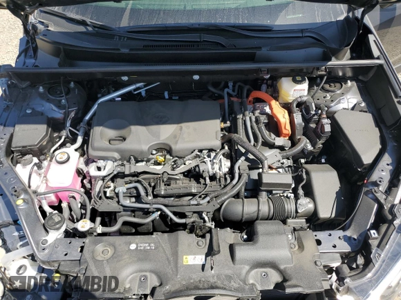 2025 Toyota RAV4 Hybrid XLE Premium with VIN JTMB6RFV8SD152327, listed as a Copart auction lot 53573615 with 12,830 mi miles and Salvage title. Bid and sale history available at DreamBid. Image 12.