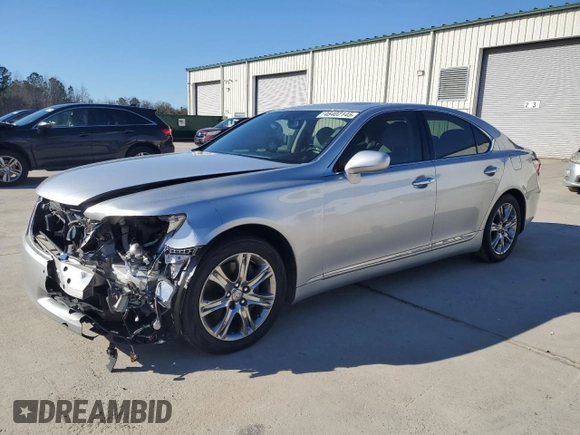 2008 Lexus LS 460 with VIN JTHBL46F185053614, listed as a Copart auction lot 46402145 with 174,227 mi miles and Salvage Title. Bid and sale history available at DreamBid. Image 1.