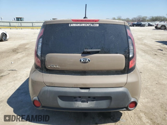 2016 Kia Soul with VIN KNDJN2A2XG7246654, listed as a Copart auction lot 50830905 with 149,380 mi miles and Salvage Title. Bid and sale history available at DreamBid. Image 6.
