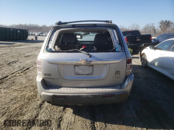 2005 Chevrolet Equinox LS with VIN 2CNDL23F956029222, listed as a Copart auction lot 46320025 with 193,333 mi miles and Salvage Title. Bid and sale history available at carsss.com. Image 6.