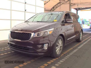 2016 Kia Sedona SX with VIN KNDMC5C1XG6140641, listed as a Copart auction lot 54801215 with 185,471 mi miles and Clean Title. Bid and sale history available at carsss.com. Image 2.