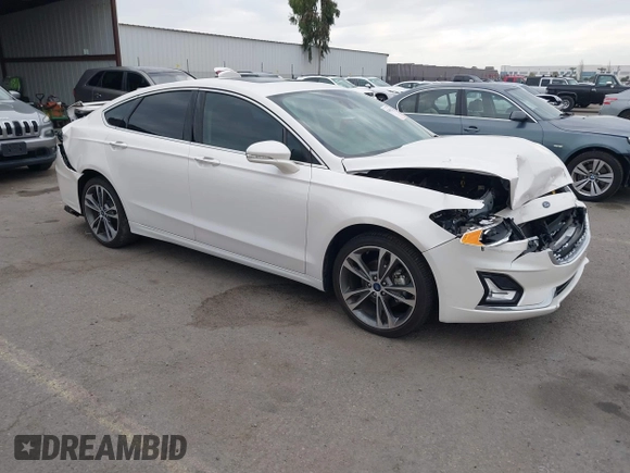 2020 Ford Fusion Titanium with VIN 3FA6P0K92LR103416, listed as a IAAI auction lot 41681810 with 54,902 mi miles and . Bid and sale history available at DreamBid. Image 1.