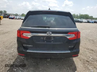 2018 Honda Odyssey Elite with VIN 5FNRL6H92JB050180, listed as a Copart auction lot 60478375 with 104,776 mi miles and Salvage title. Bid and sale history available at DreamBid. Image 6.