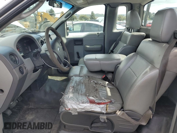 2008 Ford F-150 XL with VIN 1FTRF12218KE97098, listed as a Copart auction lot 50596535 with 243,547 mi miles and Clean Title. Bid and sale history available at carsss.com. Image 7.