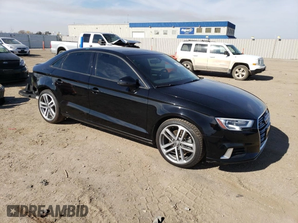 2017 Audi A3 Sedan Premium with VIN WAUB8GFF3H1037486, listed as a Copart auction lot 49623694 with 54,201 mi miles. Bid and sale history available at carsss.com. Image 4.