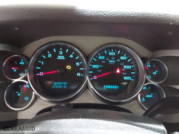 2007 Chevrolet Silverado 1500 LT w/1LT with VIN 3GCEK13M77G504944, listed as a IAAI auction lot 41593778 with 173,788 mi miles. Bid and sale history available at carsss.com. Image 7.