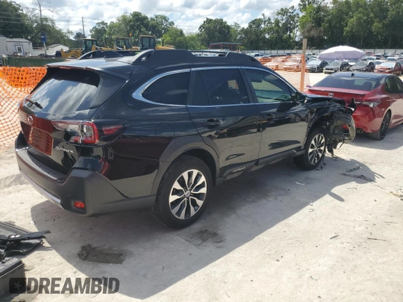 2024 Subaru Outback Limited with VIN 4S4BTANCXR3123885, listed as a Copart auction lot 62154465 with 22,922 mi miles and Non repairable. Bid and sale history available at DreamBid. Image 3.