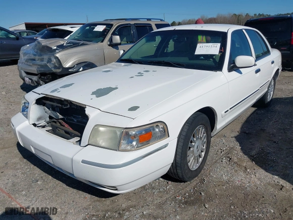 2007 Mercury Grand Marquis LS with VIN 2MEFM75V57X630666, listed as a IAAI auction lot 41791234 with 155,290 mi miles. Bid and sale history available at carsss.com. Image 17.
