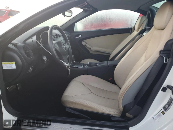 2009 Mercedes-Benz SLK-Class 3.0L with VIN WDBWK54F29F204033, listed as a Copart auction lot 75133864 with 0 mi miles and Salvage Title. Bid and sale history available at carsss.com. Image 7.