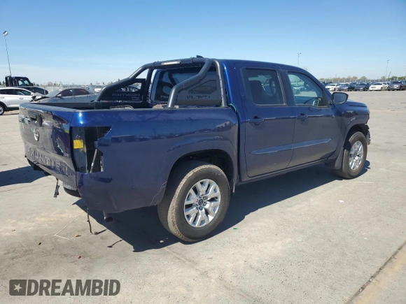 2022 Nissan Frontier SV with VIN 1N6ED1EJ9NN651877, listed as a Copart auction lot 49877255 with 46,879 mi miles and Salvage Title. Bid and sale history available at DreamBid. Image 3.