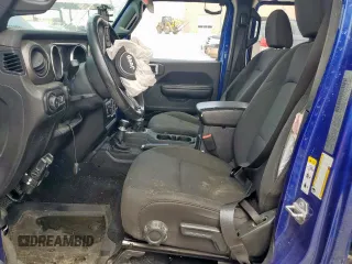 2018 Jeep Wrangler Unlimited Sport S with VIN 1C4HJXDG0JW272837, listed as a Copart auction lot 57532455 with Not provided miles and Salvage title. Bid and sale history available at DreamBid. Image 7.