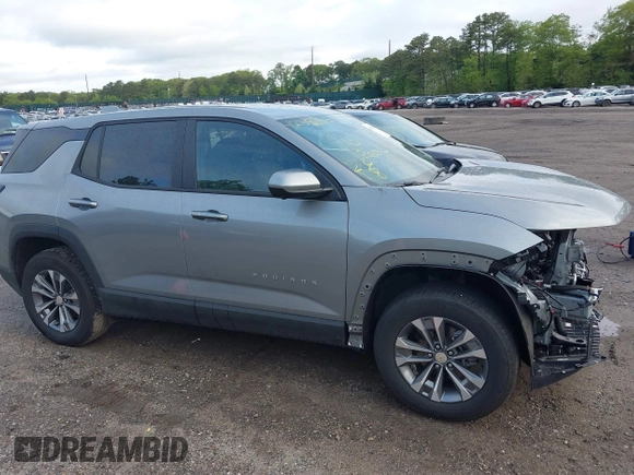 2025 Chevrolet Equinox AWD LT with VIN 3GNAXPEG1SL163963, listed as a IAAI auction lot 42329535 with 3,904 mi miles and . Bid and sale history available at DreamBid. Image 13.