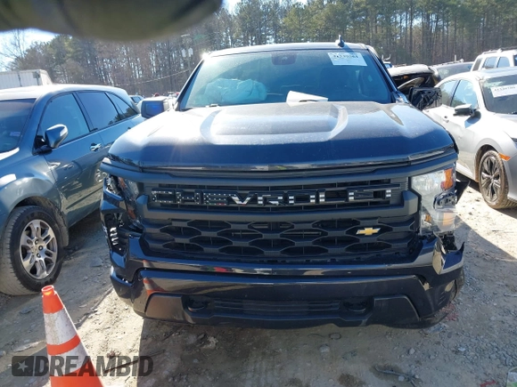 2022 Chevrolet Silverado 1500 Custom with VIN 1GCPDBEK0NZ604529, listed as a IAAI auction lot 41339561 with 29,697 mi miles. Bid and sale history available at carsss.com. Image 12.
