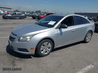 2014 Chevrolet Cruze LS with VIN 1G1PA5SGXE7359883, listed as a IAAI auction lot 41987659 with 141,485 mi miles. Bid and sale history available at carsss.com. Image 2.
