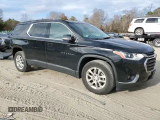 2021 Chevrolet Traverse LT Cloth with VIN 1GNERGKWXMJ219416, listed as a Copart auction lot 83608164 with 50,758 mi miles and Salvage Title. Bid and sale history available at carsss.com. Image 4.