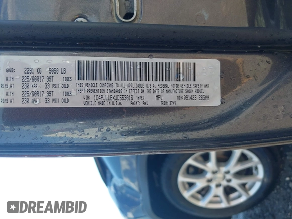 2018 Jeep Cherokee Latitude Plus с VIN 1C4PJLLBXJD553016, выставлен на аукционе IAAI как лот 42254055 с пробегом 239 381 миль миль и . История ставок и продаж доступна на DreamBid. Изображение 9.