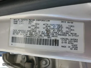 1999 Toyota 4Runner SR5 with VIN JT3HN86R5X0195777, listed as a Copart auction lot 48576725 with 191,187 mi miles and Salvage Title. Bid and sale history available at carsss.com. Image 13.